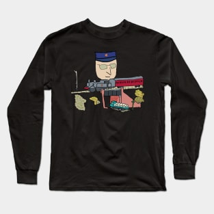 Railway Modelling Long Sleeve T-Shirt